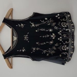 ‼️3 for $12‼️Vintage Beaded Top, Sz M